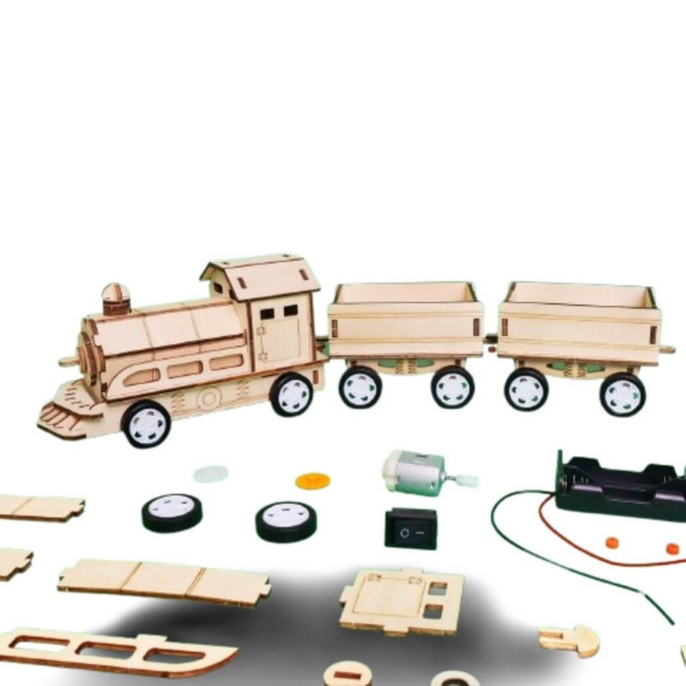 Kitsville Educational STEM Toy, Train DIY Kit
