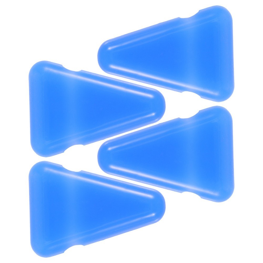 4 Pcs Tuning Fork Replace Supply Accessories Stand Triangle Silicone Base