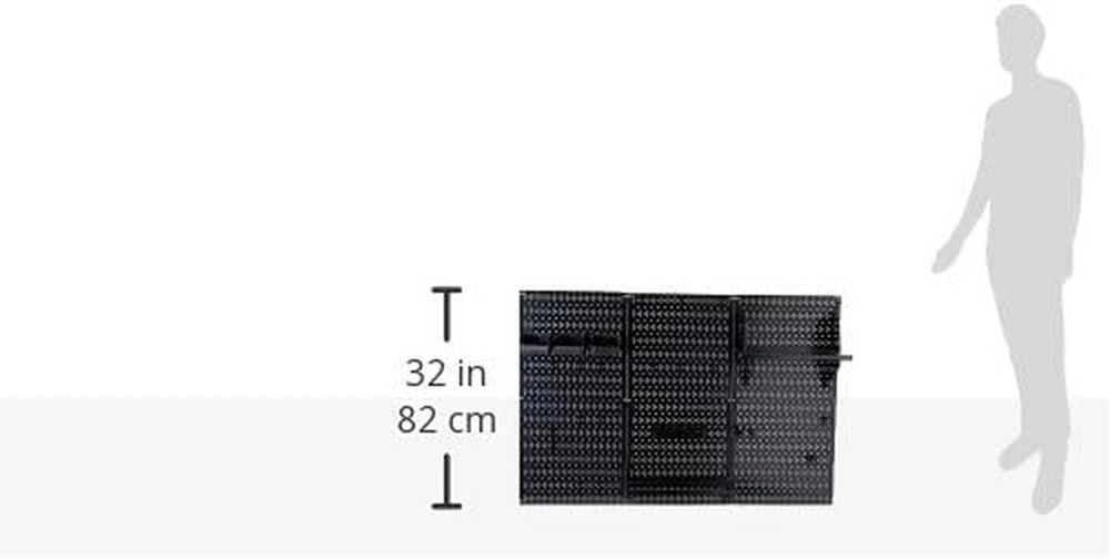 Wall Control Pegboard Organizer 4 Ft. Metal Pegboard Standard Kit