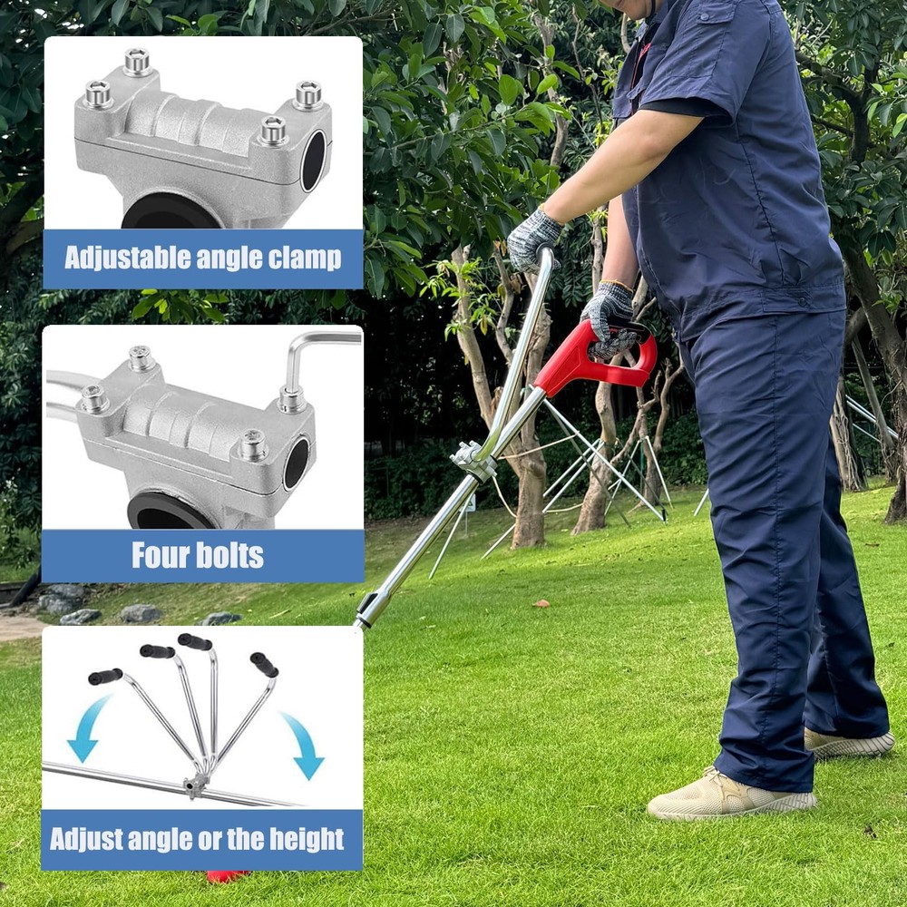 Weed Eater Handle Extension Back Saver - Ergonomic Trimmer with A