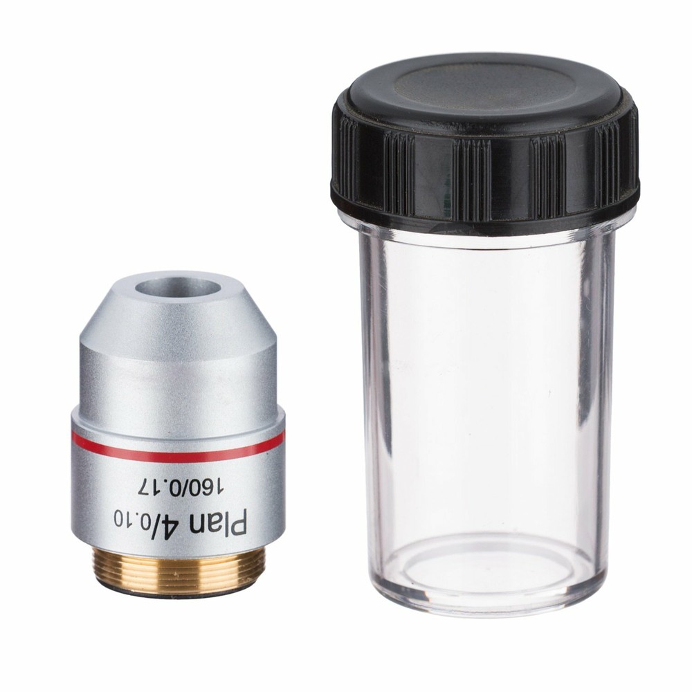 195 Biological Microscope Plan Objective Lens 4X -100X RMS Thread 160/0.17