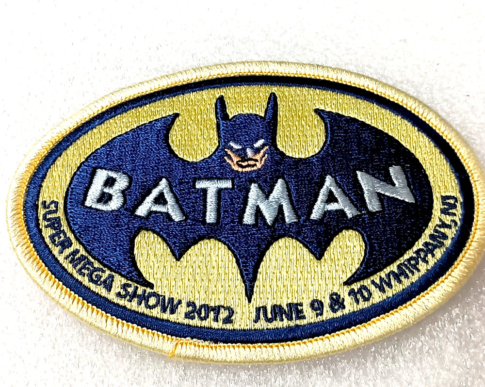 Super Mega Show Whippany NJ 2012 Comics Batman Iron-On 4" Patch New