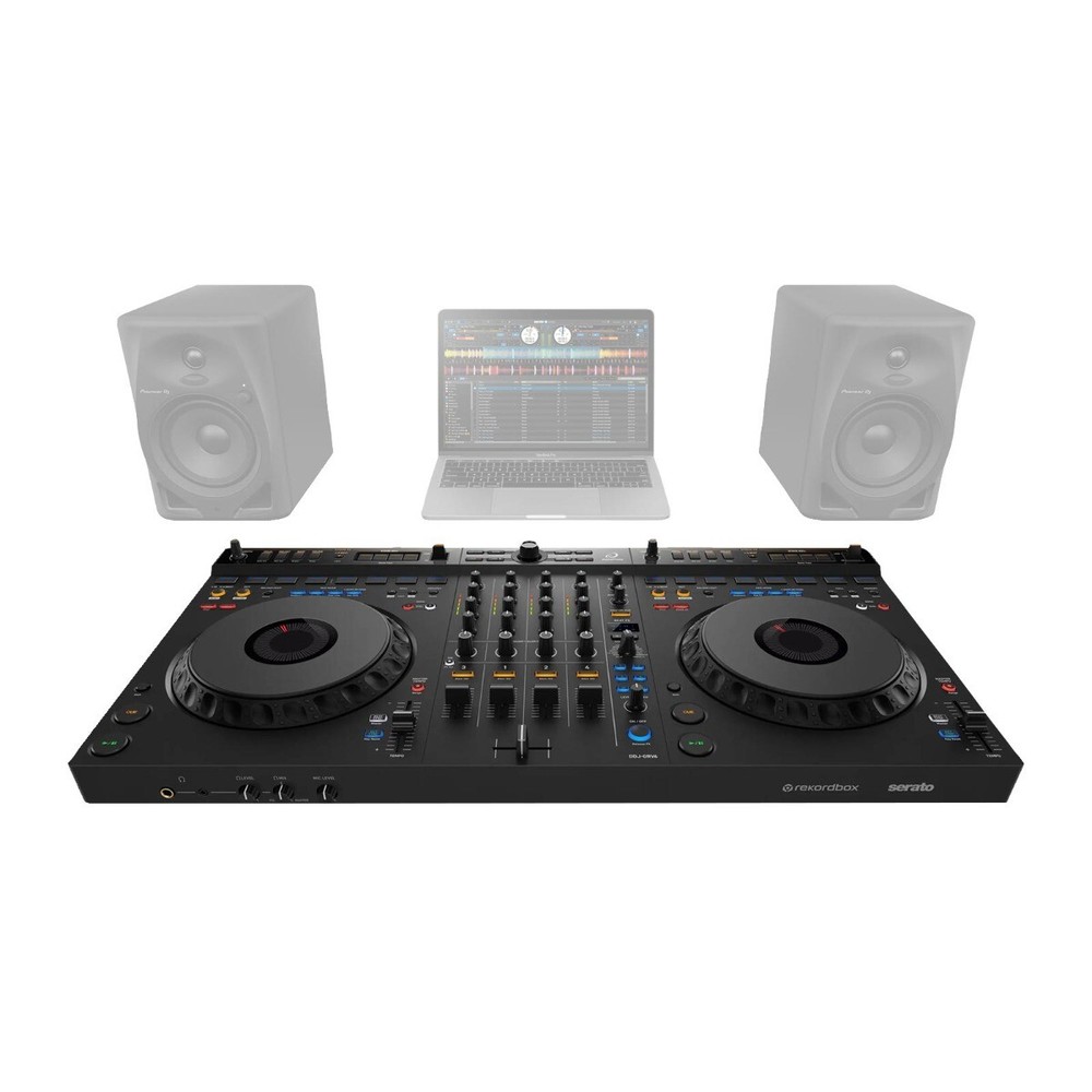 AlphaTheta DDJ-GRV6 4-Channel DJ Controller w Decksaver Cover Package