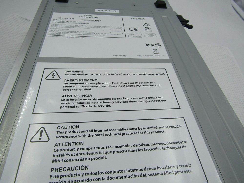 Mitel HX 5000 Processor Module Controller Base Rack Mountable 50006791
