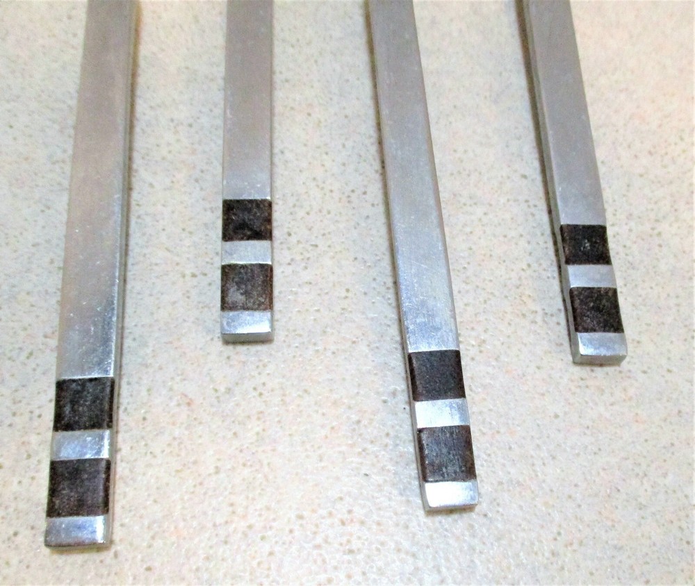 5 Stanley Roberts Crosspoint Mid-Century Teaspoons