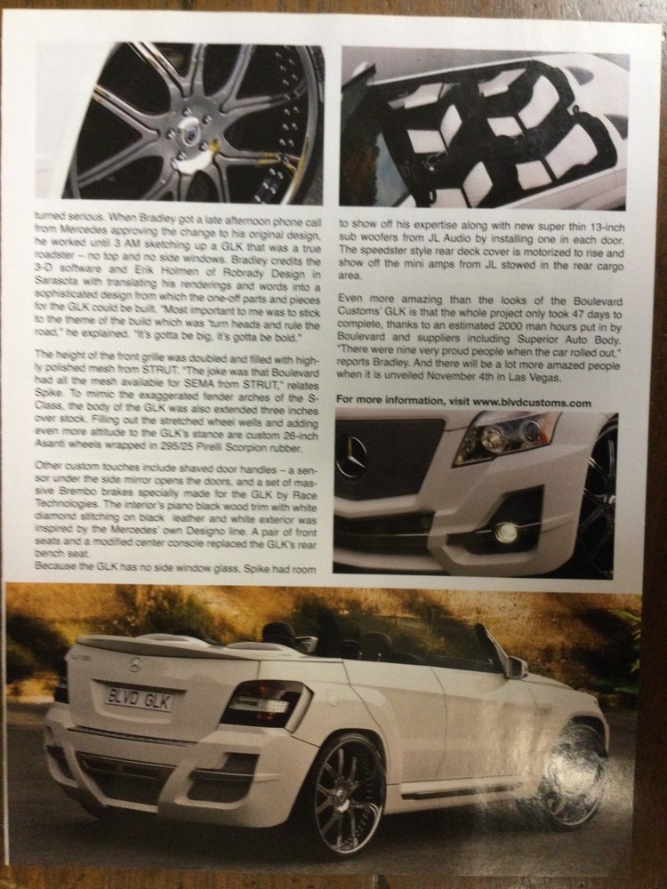 Misc 4049 Article Boulevard Customs Mercedes Benz Custom GLK Dec 2008