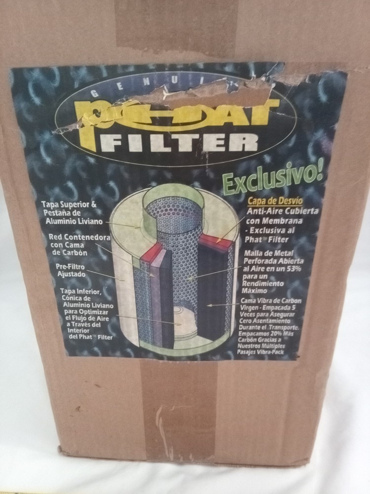 Phat Carbon Filter 4"x12" , new in box.