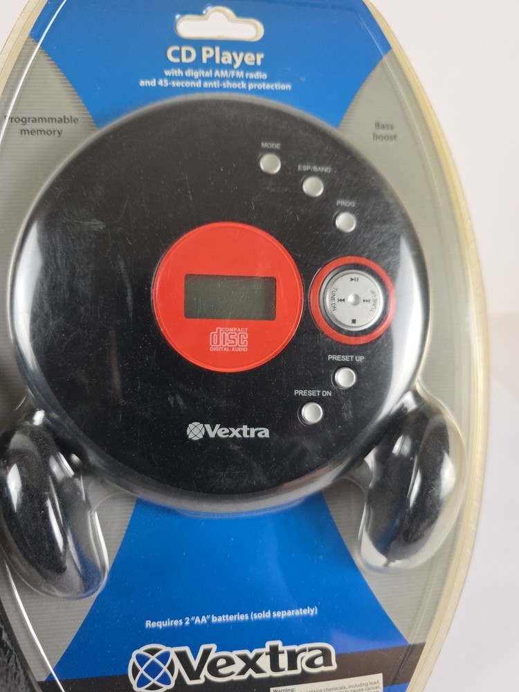 Vintage Vextra CD Player NEW/SEALED Programmable Memory/ Bass Boost