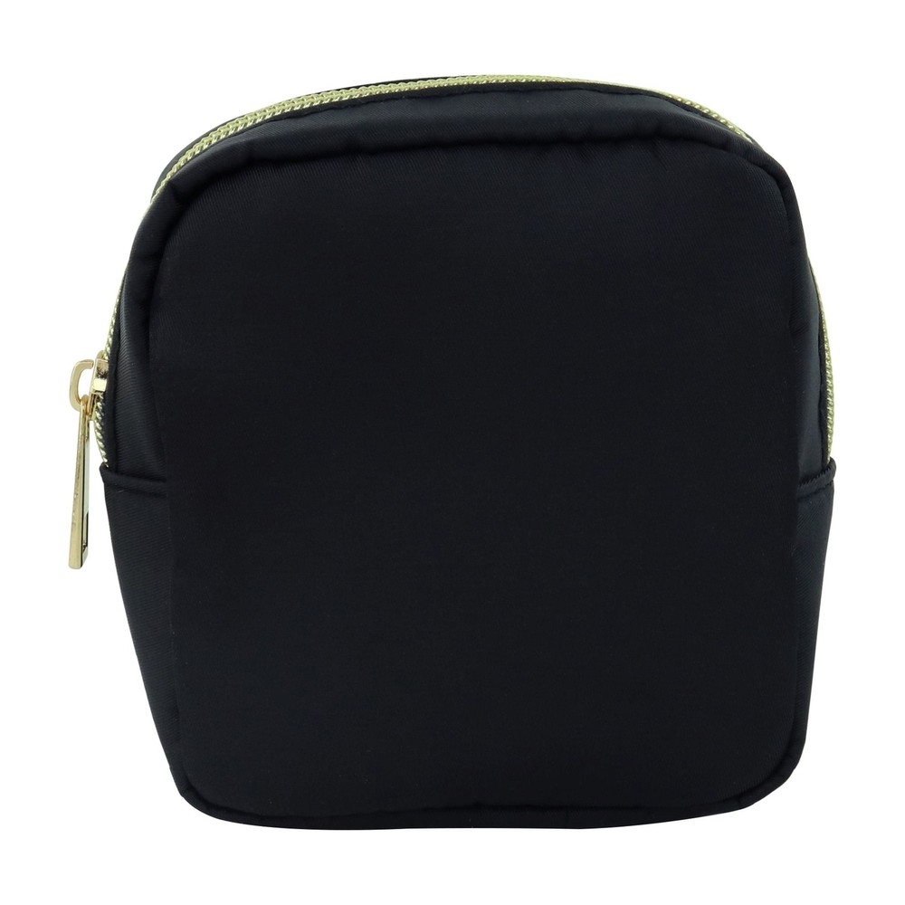 (2 pack Small Zippered Craft Storage Bag Black