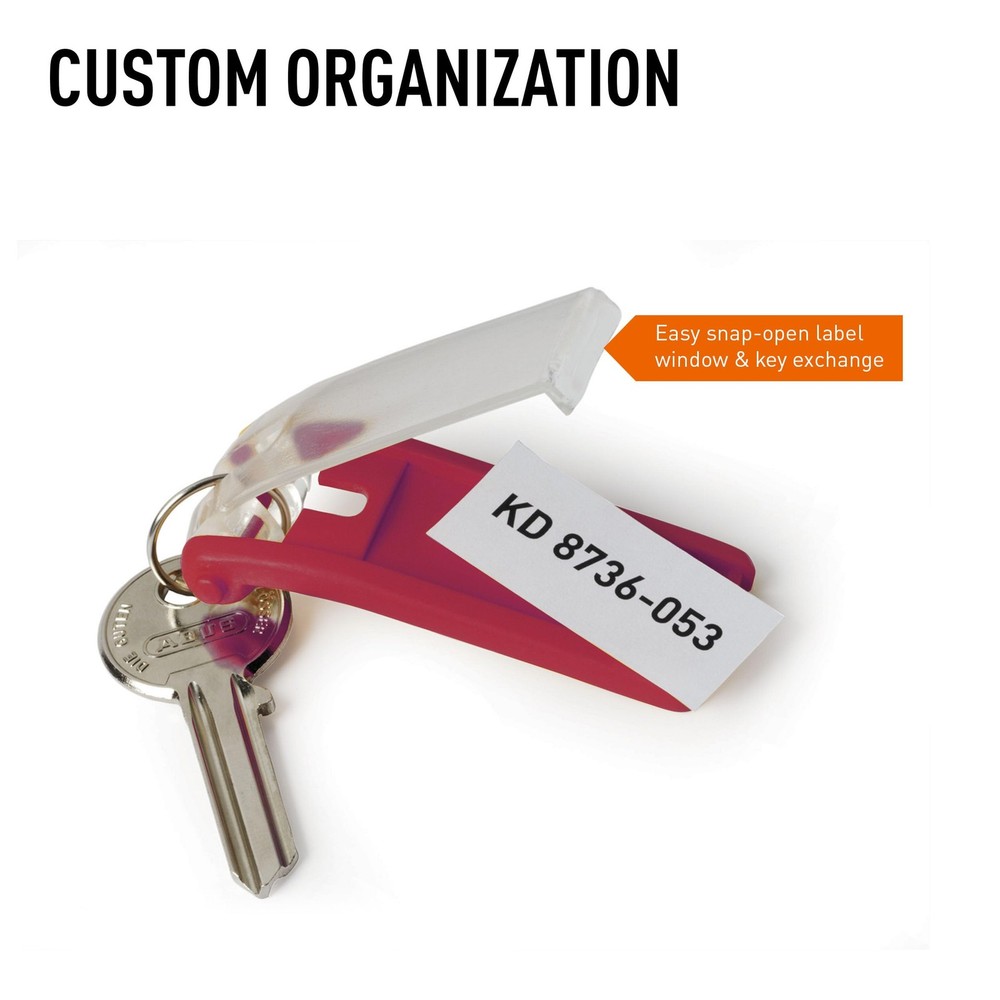 Key Tags Red - 6 pack (195703)
