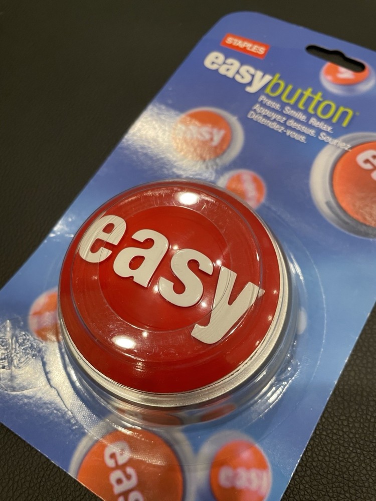 Staples That Was Easy Button Brand New