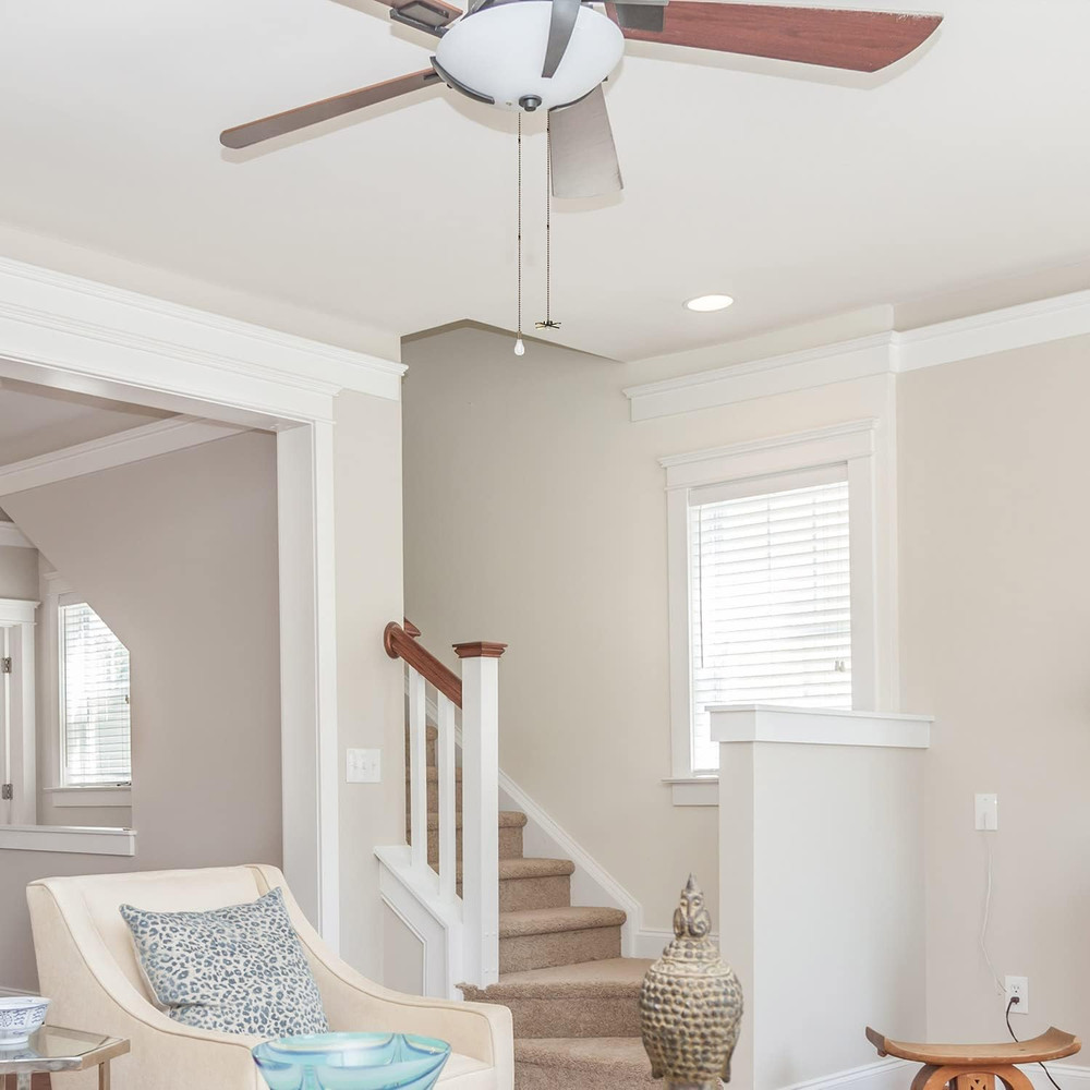 Ceiling Fan Pull Extension Chain with Recognizable Fan and Bulb Cord