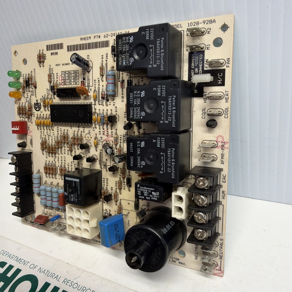 RHEEM 62-24140-04 CONTROL BOARD 1028-928A