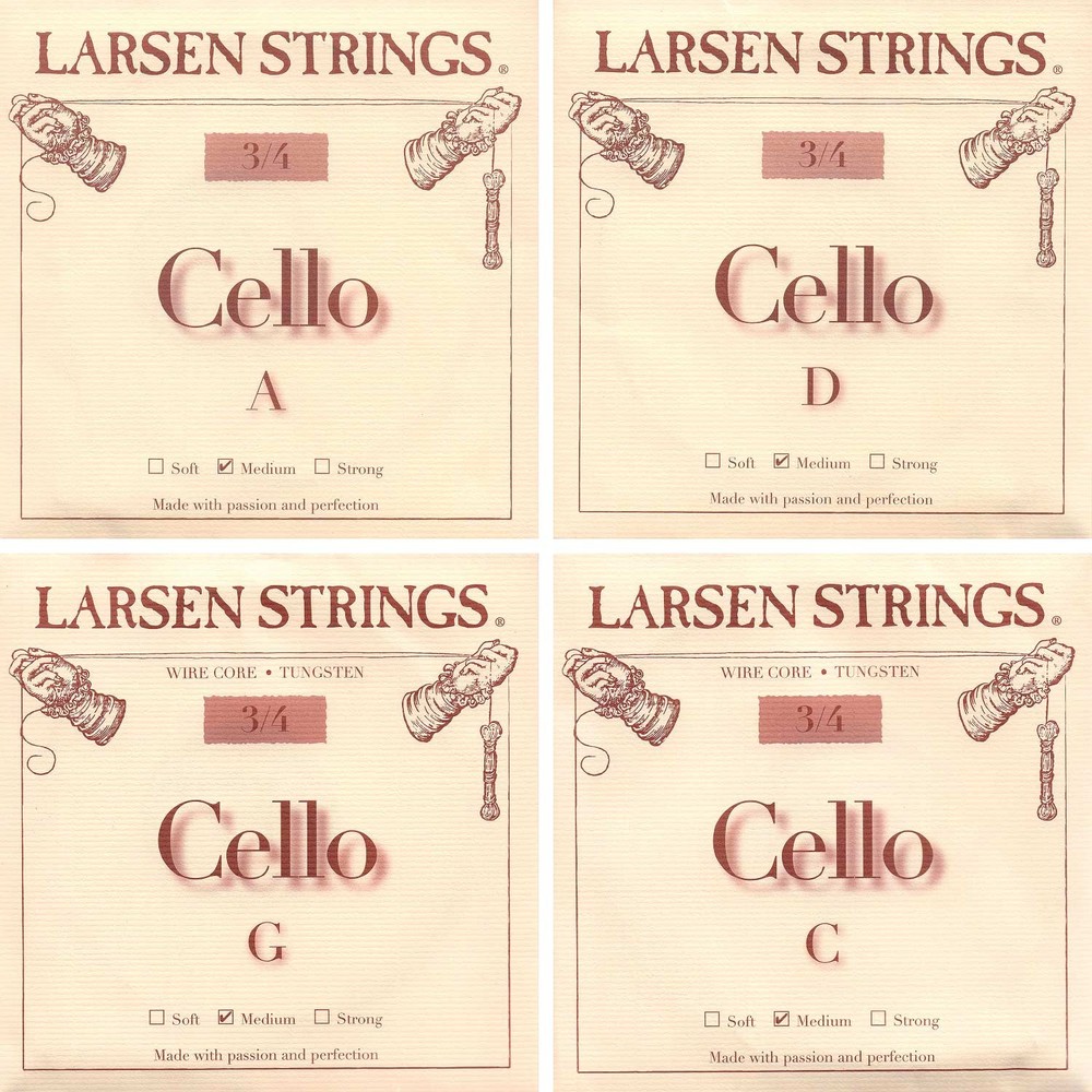 Larsen 3/4 Cello String Set - Medium