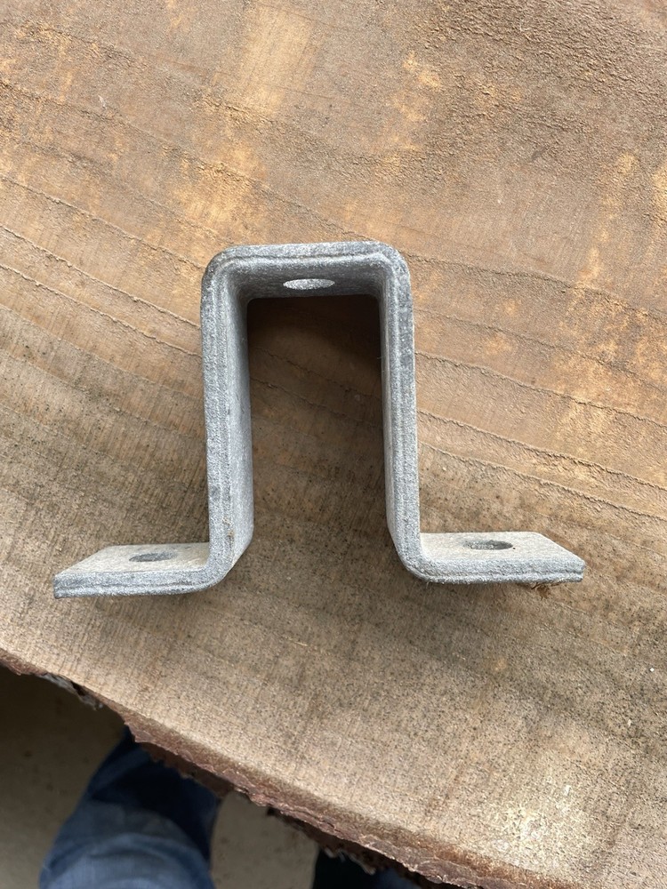 Galvanized Steel Post Insulator Bracket 2”