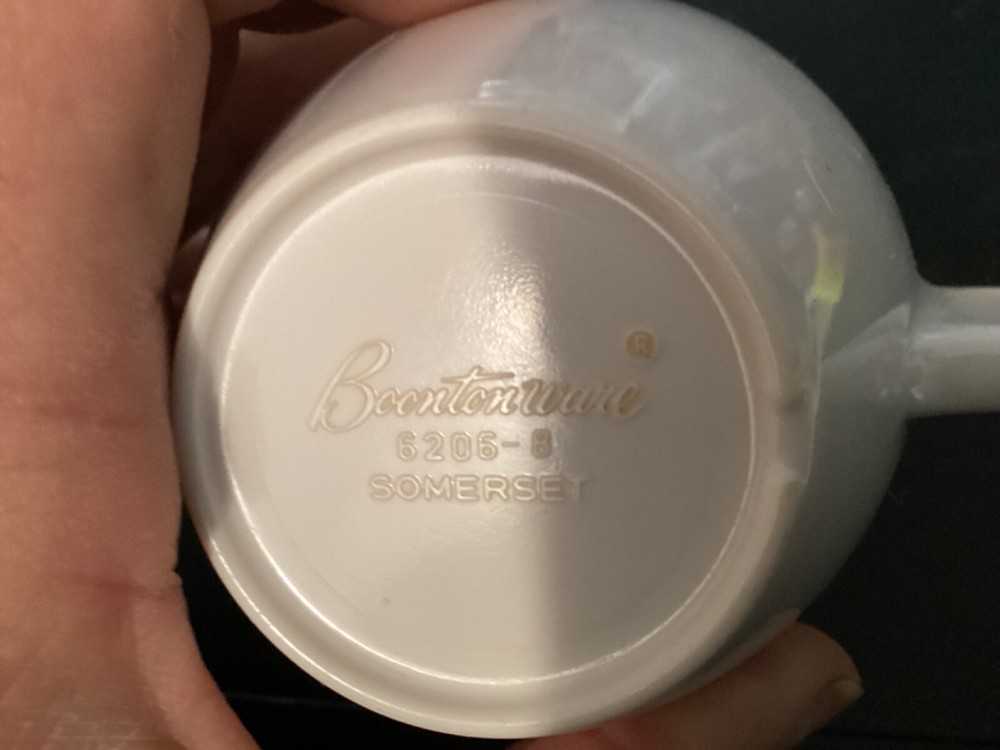 Single White Boontonware Cup Somerset #6206-8