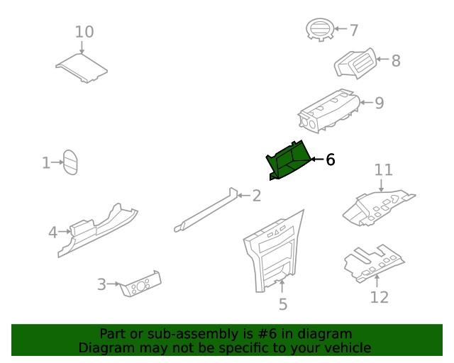 Genuine GM Bezel 13126608