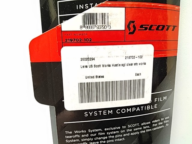 Replacement Lens Clear - 2000 Scott Works NOS