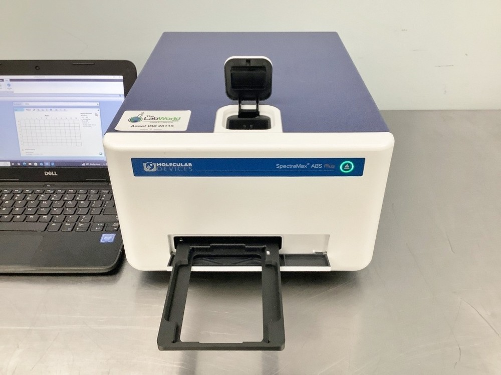 Molecular Devices SpectraMax ABS Plus Microplate Reader with Warranty SEE VIDEO