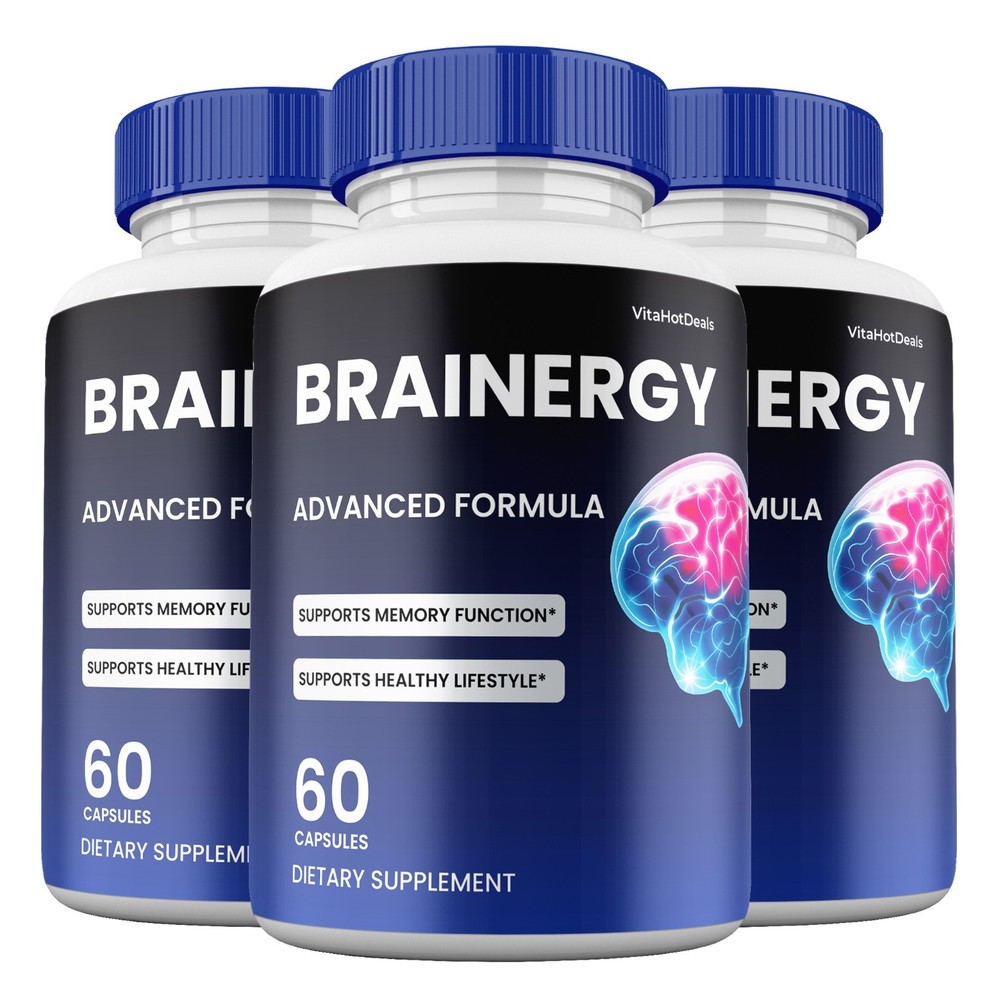 Brainergy Capsules, Max Strength, Brain ergy Cognitive Supplement (3 Pack)