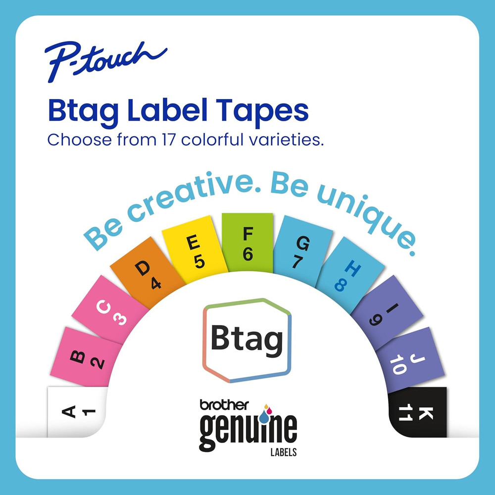 P-Touch -N25BTV3 Personal Connected Label Maker, Bluetooth (Bundle), Design&Prin