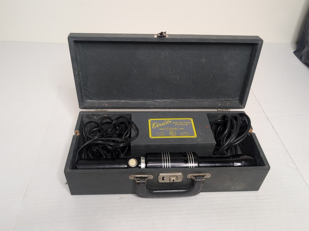 EDNALITE  120A Vintage Projection Pointer W/ Original Case