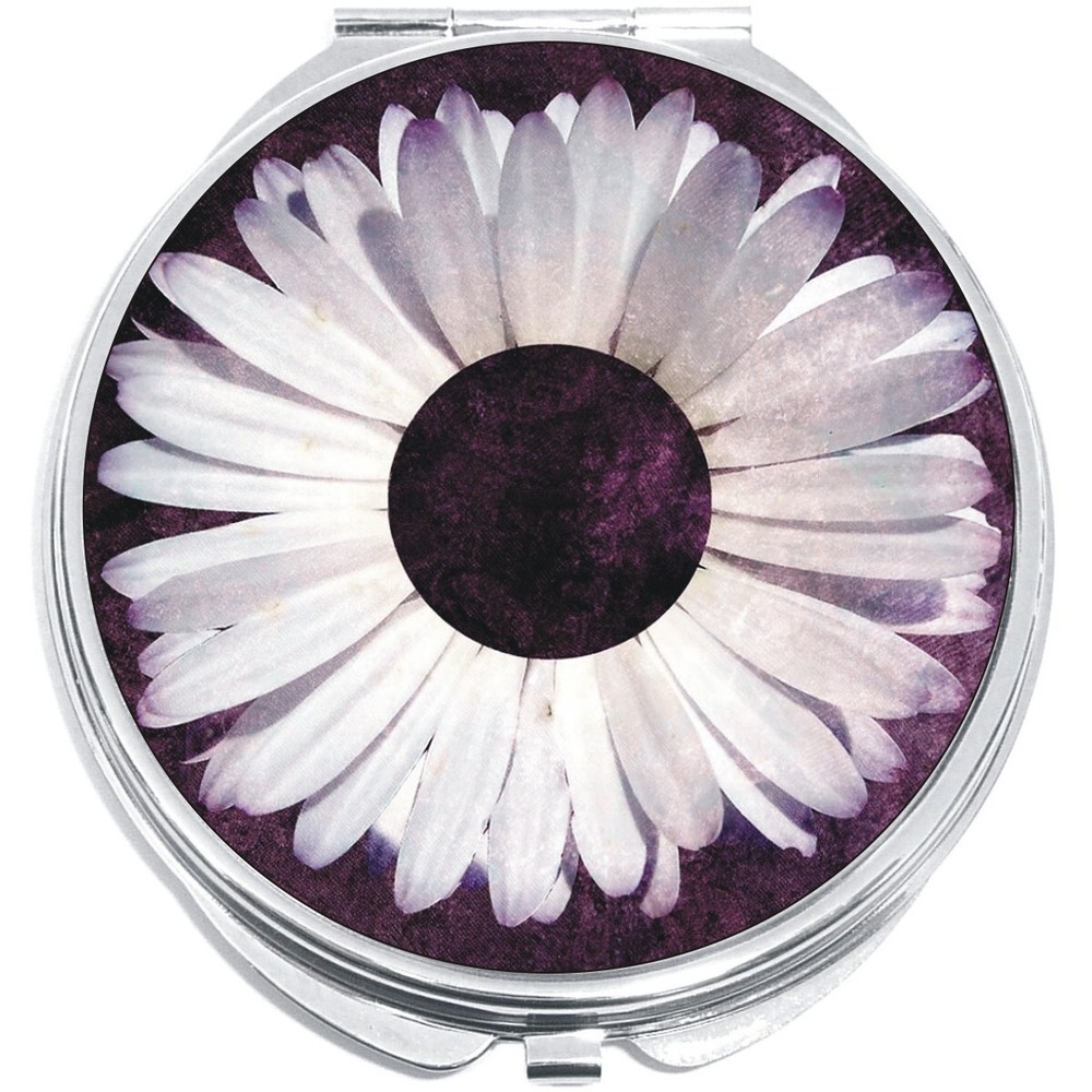 Daisy Compact with Mirrors - Perfect for your Pocket or Purse