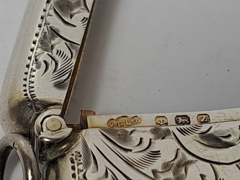 1924 Silver Vesta Case Birmingham By JO Ltd 17.3g