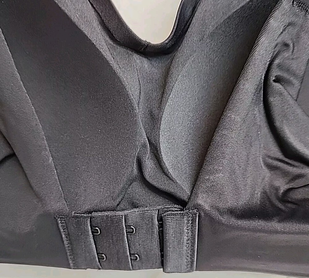 Spanx All-In-One Wireless Bra Sz M Very Black Cup D-DD