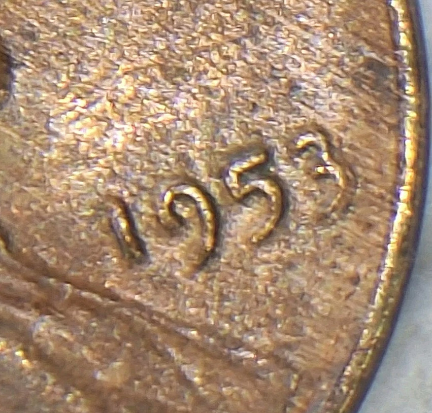 1953 US penny error