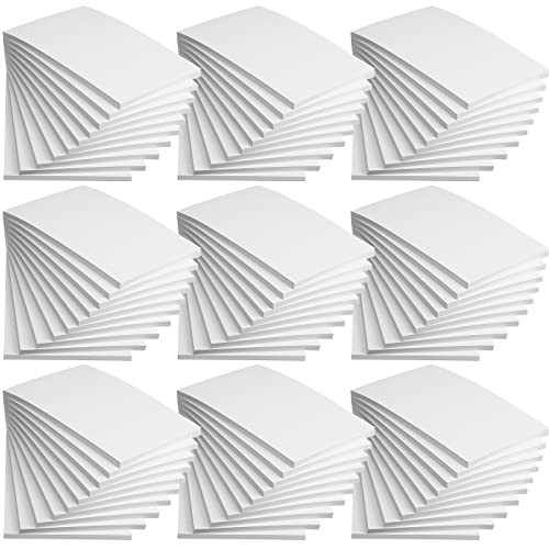 60 Pack Blank Memo Pads 3x5 Inch - White Writing Notepad for Grocery Lists, Note
