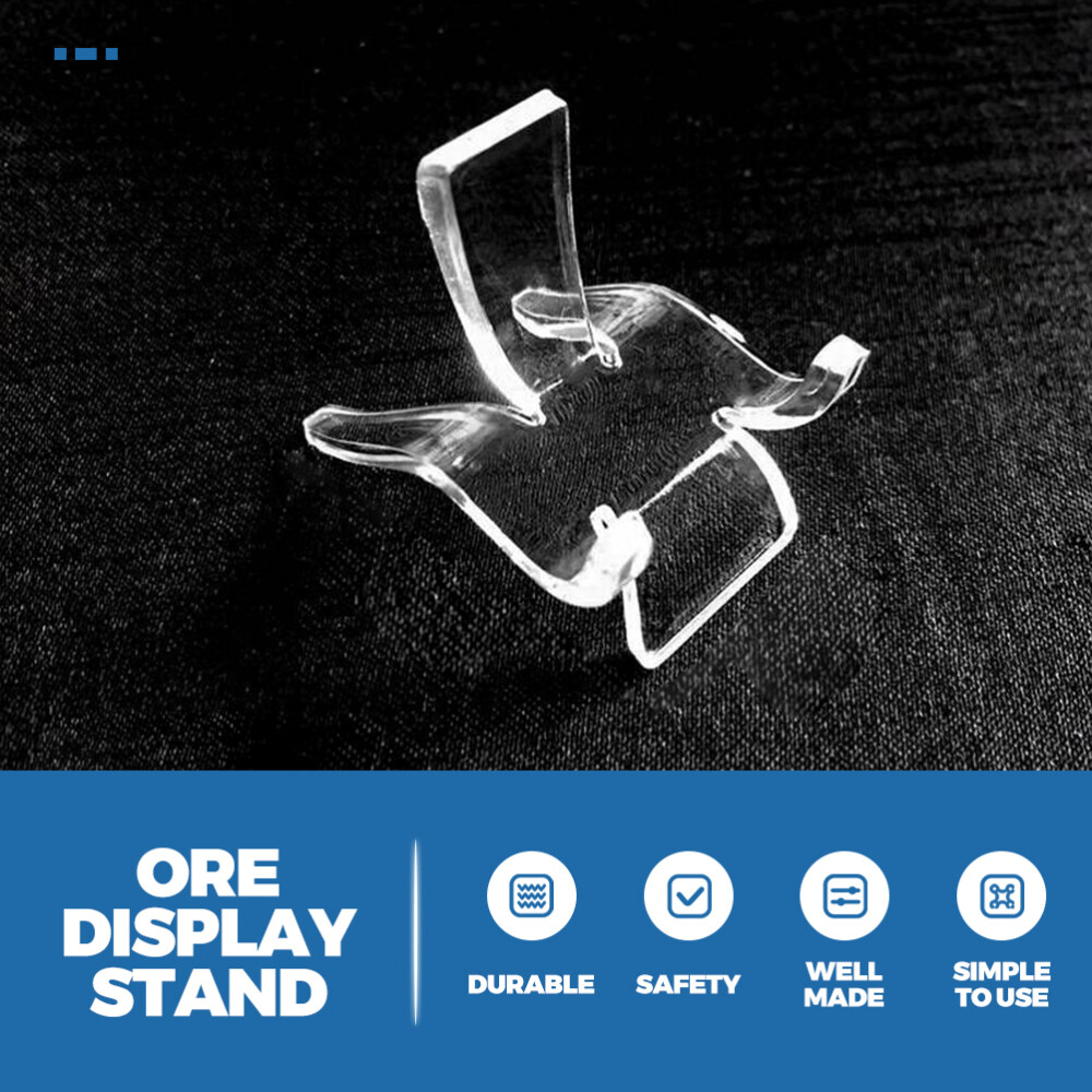 24PCS Display Stands Clear Display Art Stand Crystal Display Stands For Display