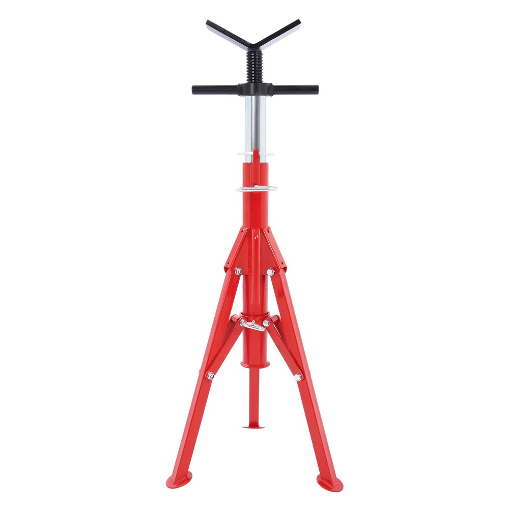 Heavy-Duty Pipe Jack Stand 28"-52" Inch Adjustable Folding Pipe Stand 2500 Lbs