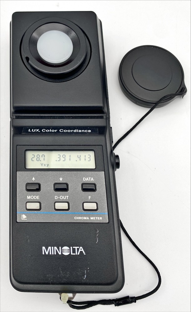 Konica Minolta CL-100 Chroma Meter with Hard Case & Accessories