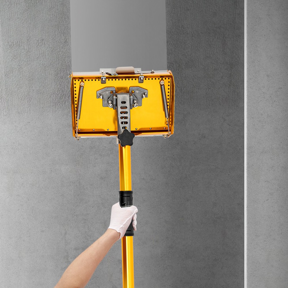 10" Drywall Taping Tools Flat Finishing Box Set w/ Extendable Handle