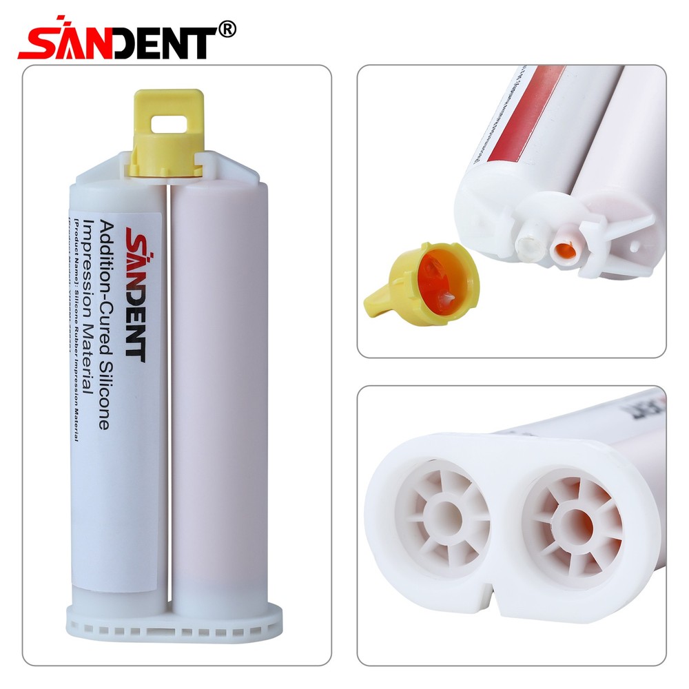 REGULAR SET Light Body Dental Impression Material VPS 50ml 5 Tips dt