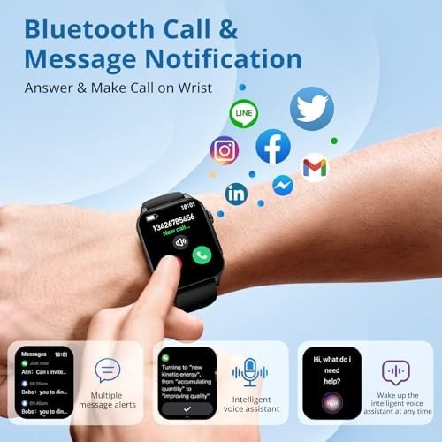 Reloj Inteligente de Mujer Hombre para Iphone Apple Samsung Android y Bluetooth