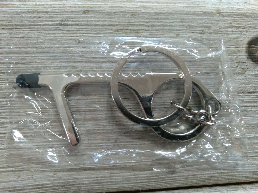 No Touch Antimicrobial Tool Keychain