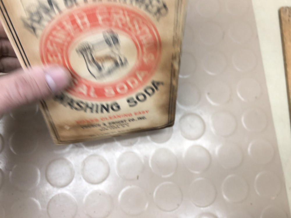 Vintage Arm & Hammer Washing Soda - Empty Box