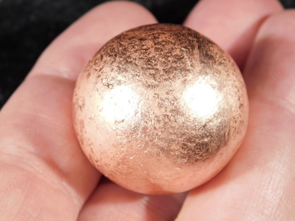 Solid COPPER SPHERE From Michigan 119gr