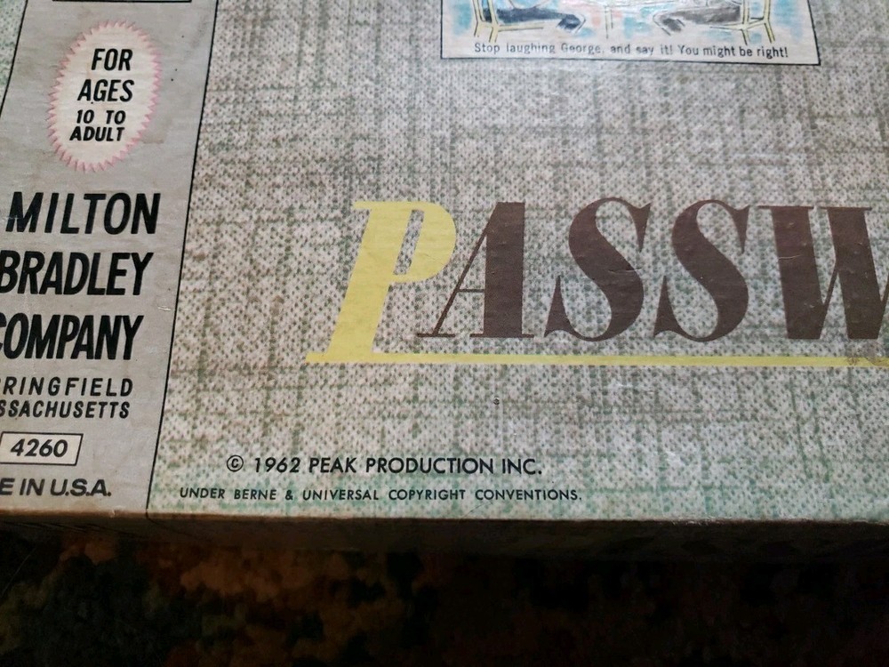 Password Game 1962 Complete