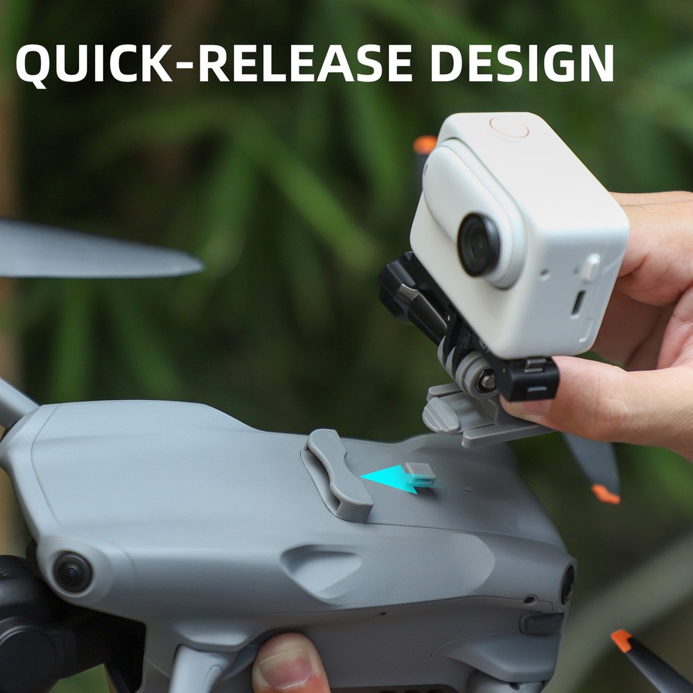 For DJI Air 3 Drone Action Camera Adapter Base Extension Holder Accessories