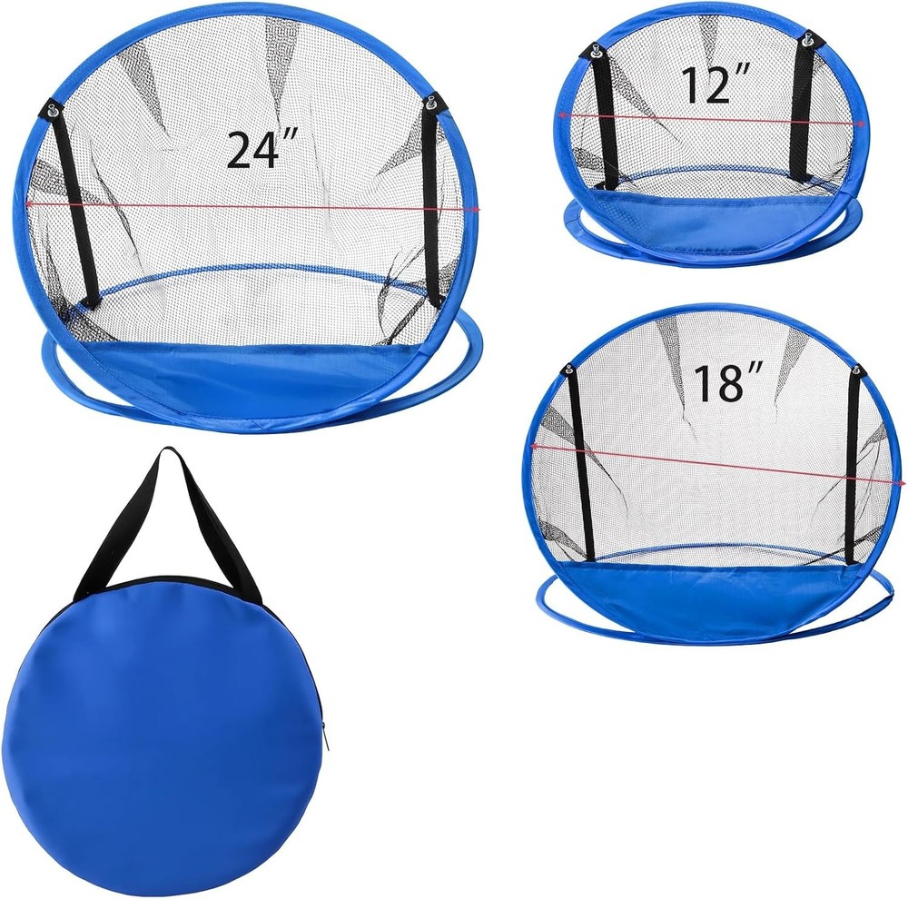 Golf Practice Net Golf Hitting Aid Training Chipping w/ Target Backyard Outdoor