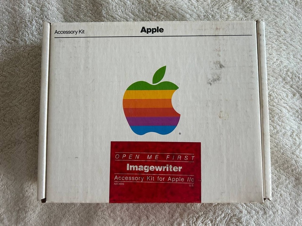 Macintosh Imagewriter Accessory Kit for Apple IIc. A2C4515 Vintage software 1984