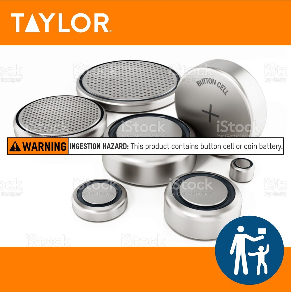 Taylor Digital Bathroom White Plastic Scale