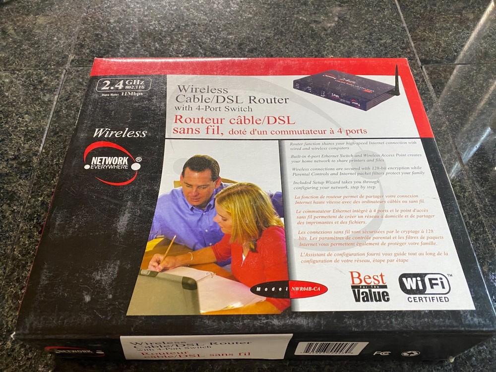 Network Everywhere NWR04B Wireless-B Access Point Router