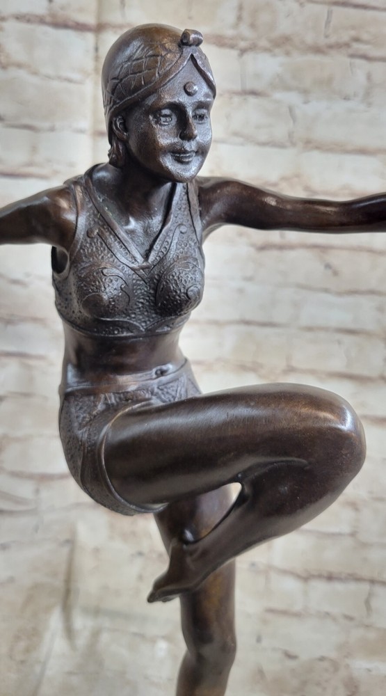 Bronze Sculpture, Hand Made Statue Abstract Modern SOLID ABSTRACT Gift