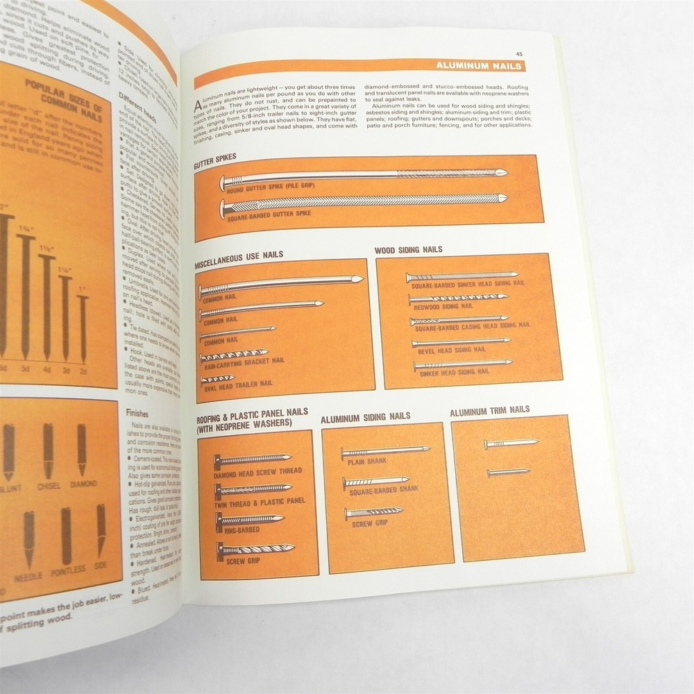 VINTAGE 1982 POPULAR SCIENCE BOOKS BENCHTOP REFERENCE WOOD WORKING BOOK