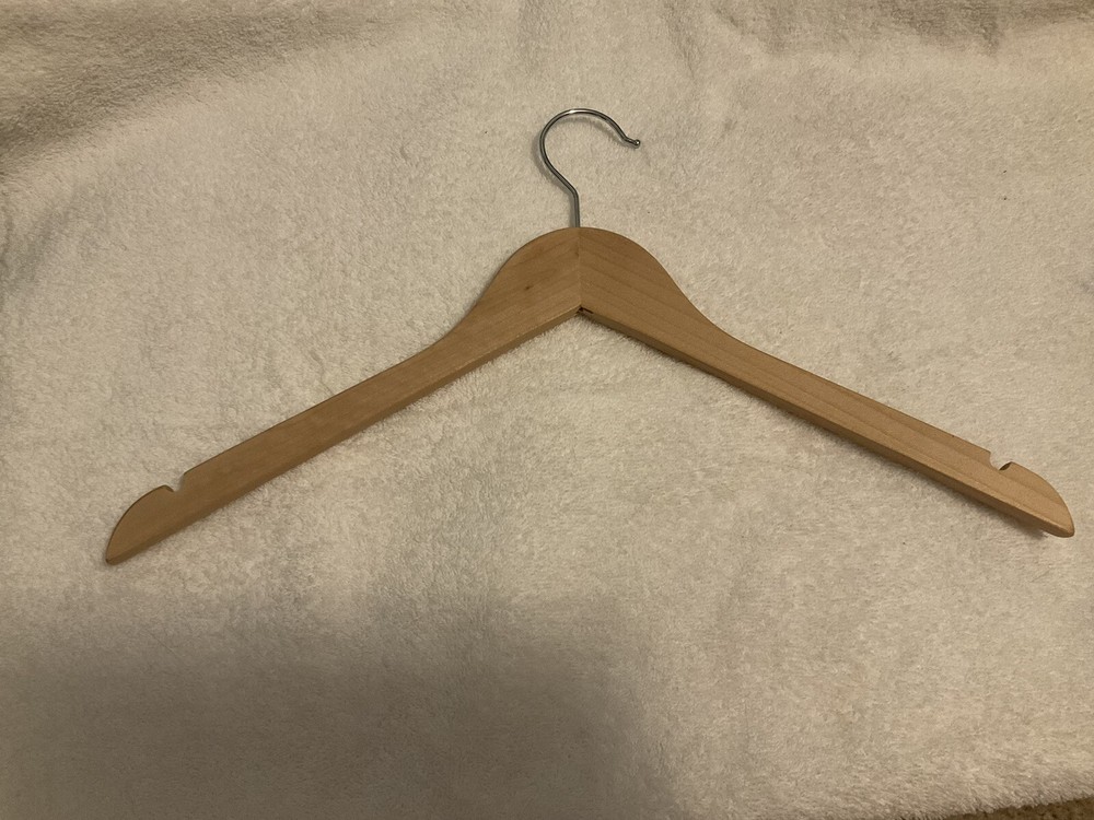 personalized “barbara” wooden clothes hanger