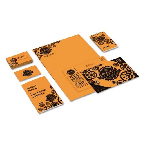 Sold as 250/Pack.Brightly-colored card stock gets noticed ev...